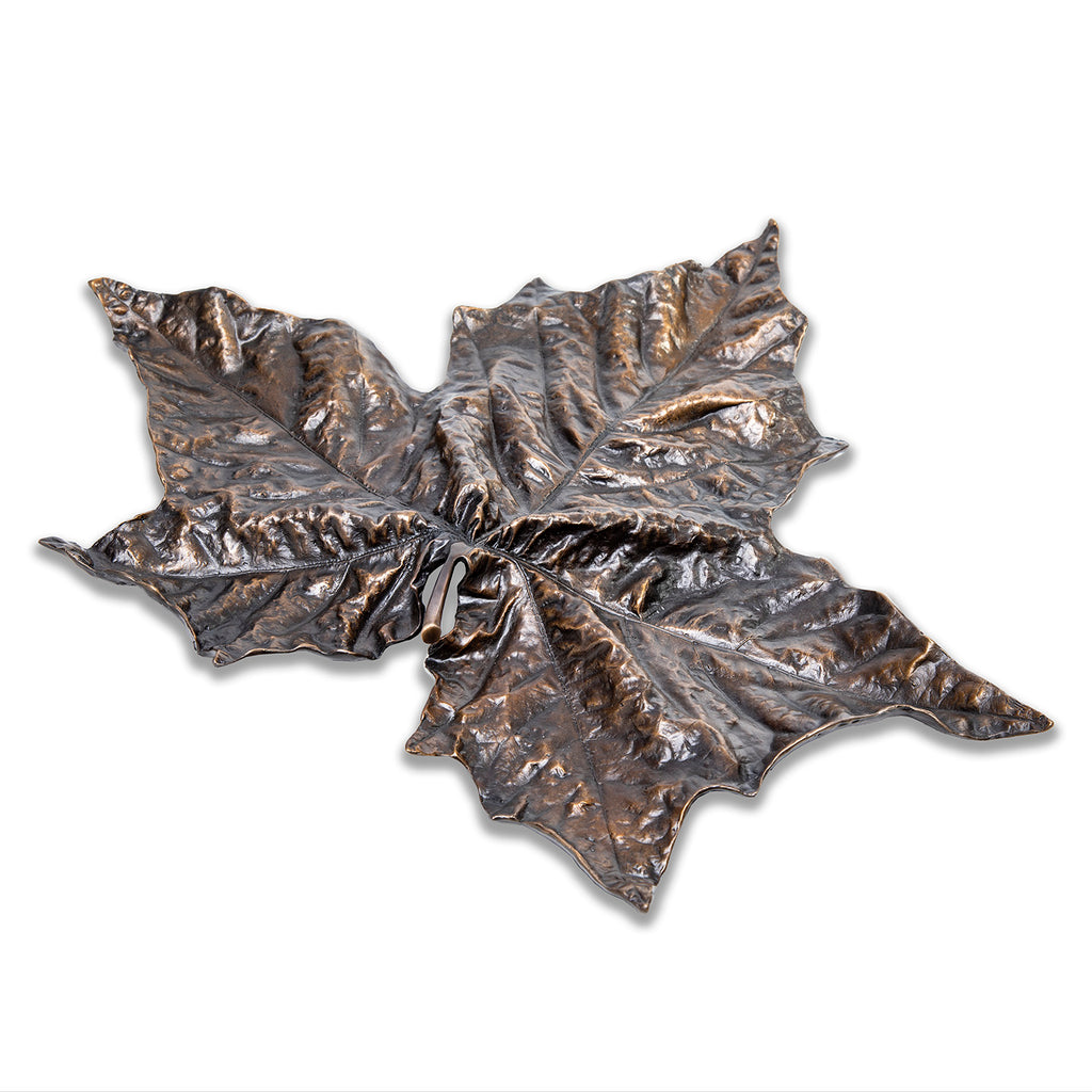 Found Collection Cast Bronze Sycamore Leaf