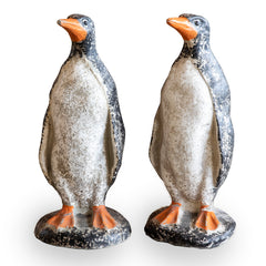 Vintage French Concrete Penguin