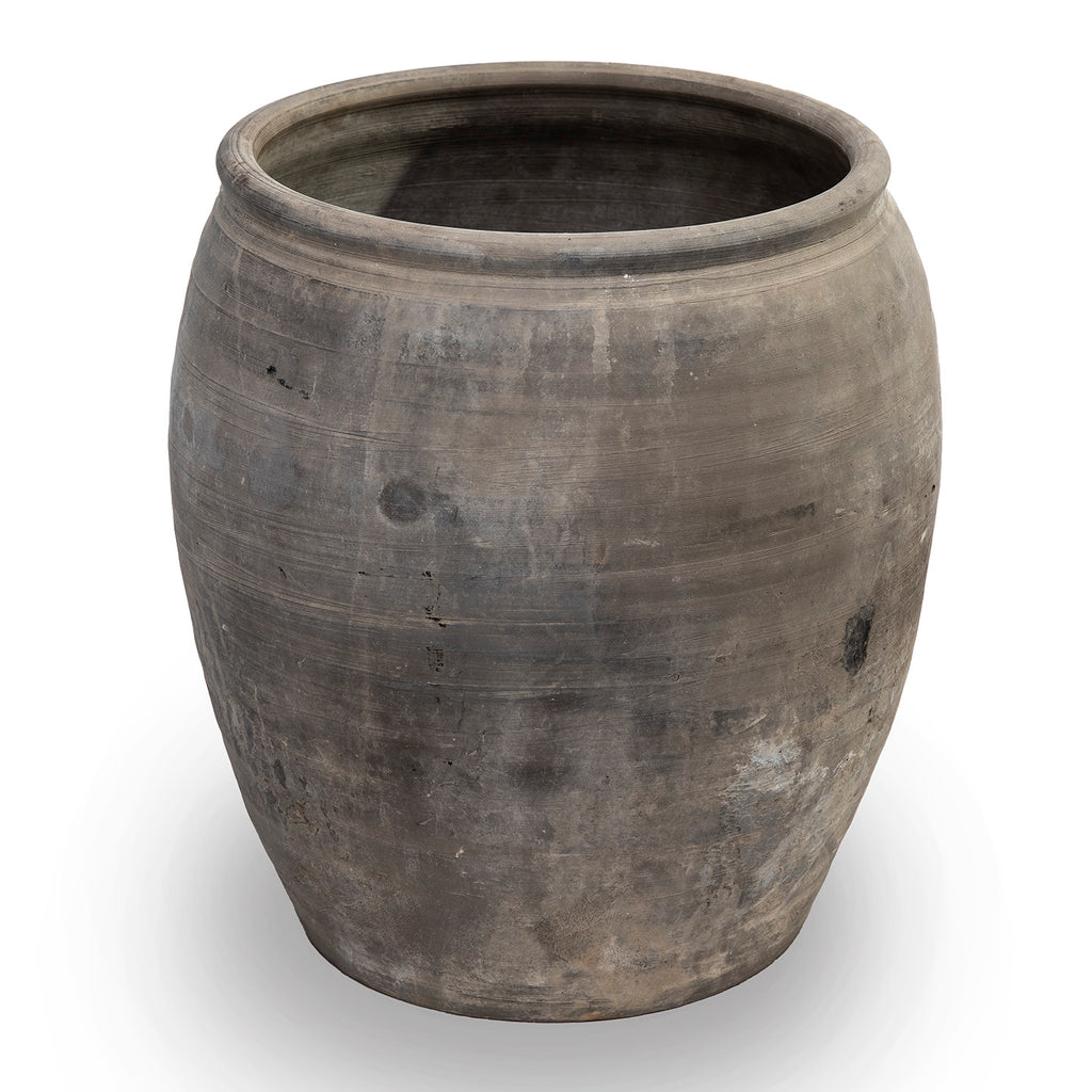 Large Grey Pot, Ceramic