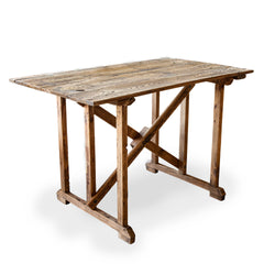 20th c. Wooden Console Table or Desk