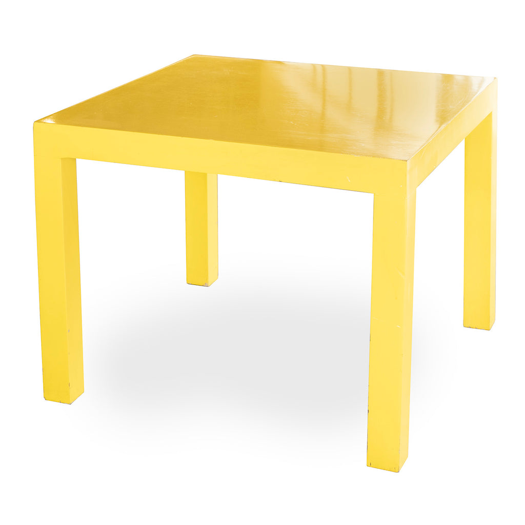 Yellow Parsons Side Table, 1970s