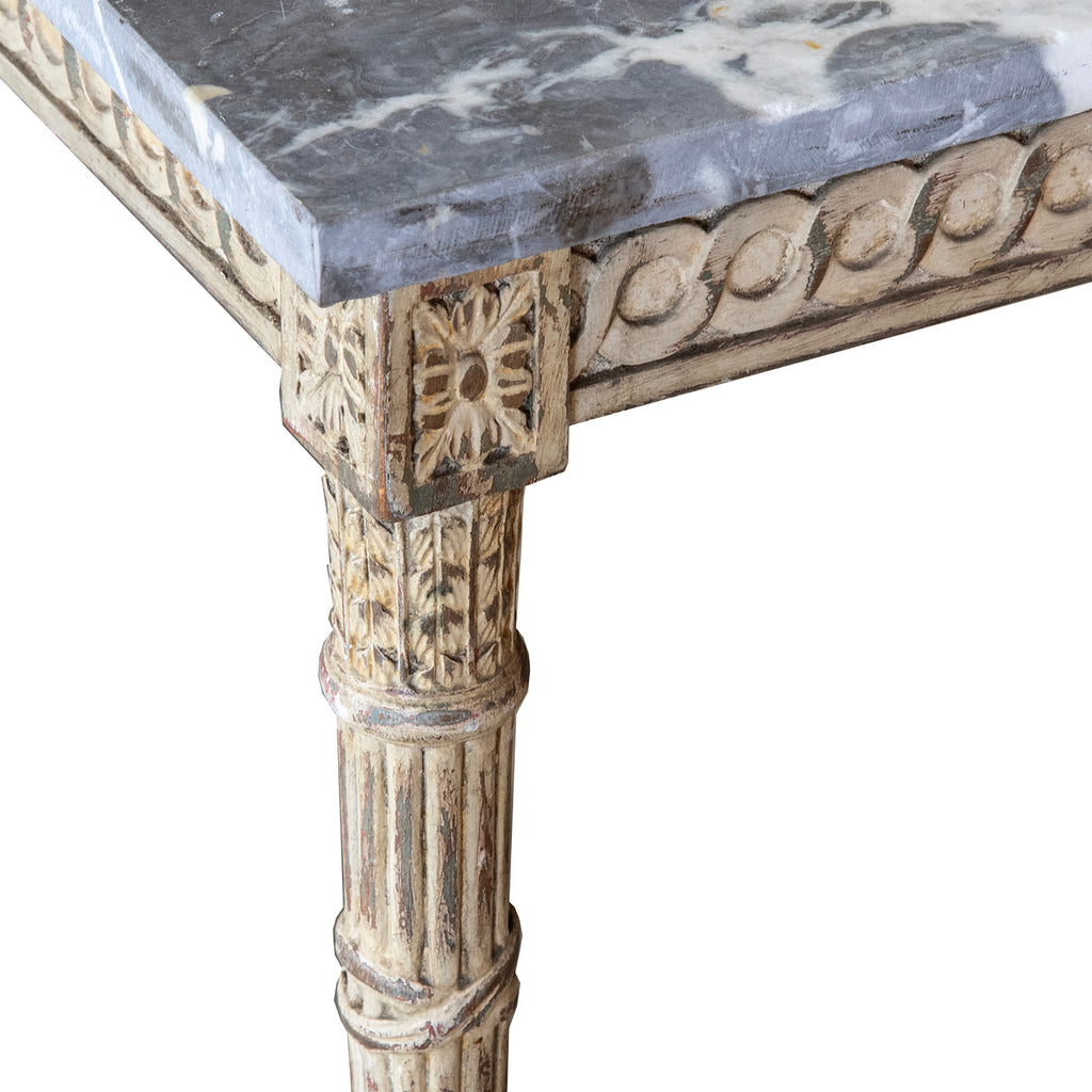 Small Rectangular Marble Table. Italian