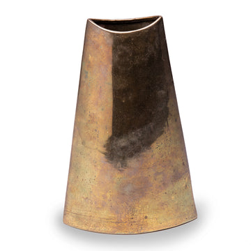 Mid-20th Century Brass Vase by James Johnston