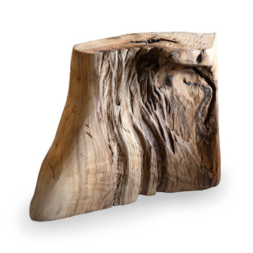 Interesting Wood Side Table
