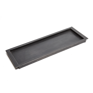 Handcrafted Metal Side Rail Tray