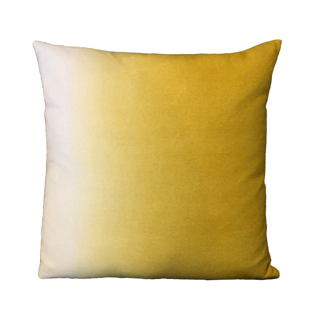 Dip-Dyed Pillow Square- Goldenrod