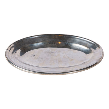 Vintage Hotel Silver Small Oval Platter