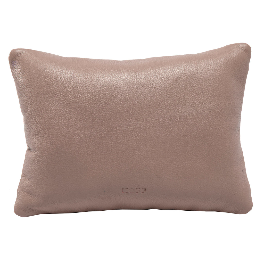 Mini Rosewood Leather Pillow