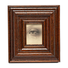 Petite Crying Girl Photograph by Jefferson Hayman in Vintage Frame