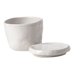 Round Peruvian Ceramic Lided Jar