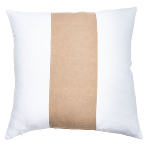 Color Play Brown Striped Pillow
