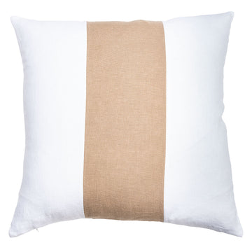 Color Play Brown Striped Pillow