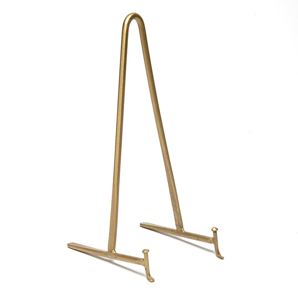 BANBERRY DESIGNS Display Easels - Set of 2 - Brass Easel Stands
