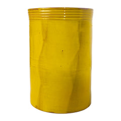 Tall Yellow Ceramic Vase, France, 1950's