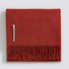 Alicia Adams Alpaca Classic Throw in Rust