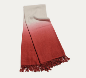 Dip-Dyed Throw- Spice