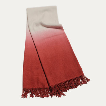 Dip-Dyed Throw- Spice