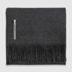 Alicia Adams Alpaca Throw in Smoky Heather
