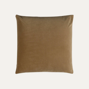 Square Dip Dyed Pillow in Camel