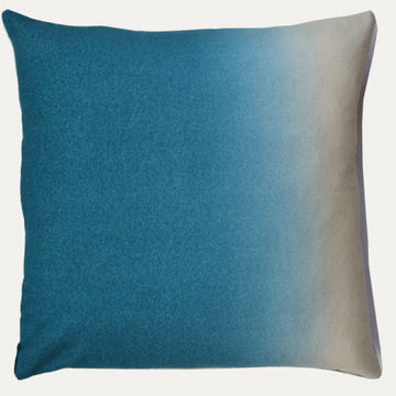 Dip Dyed Pillow Square - Peacock