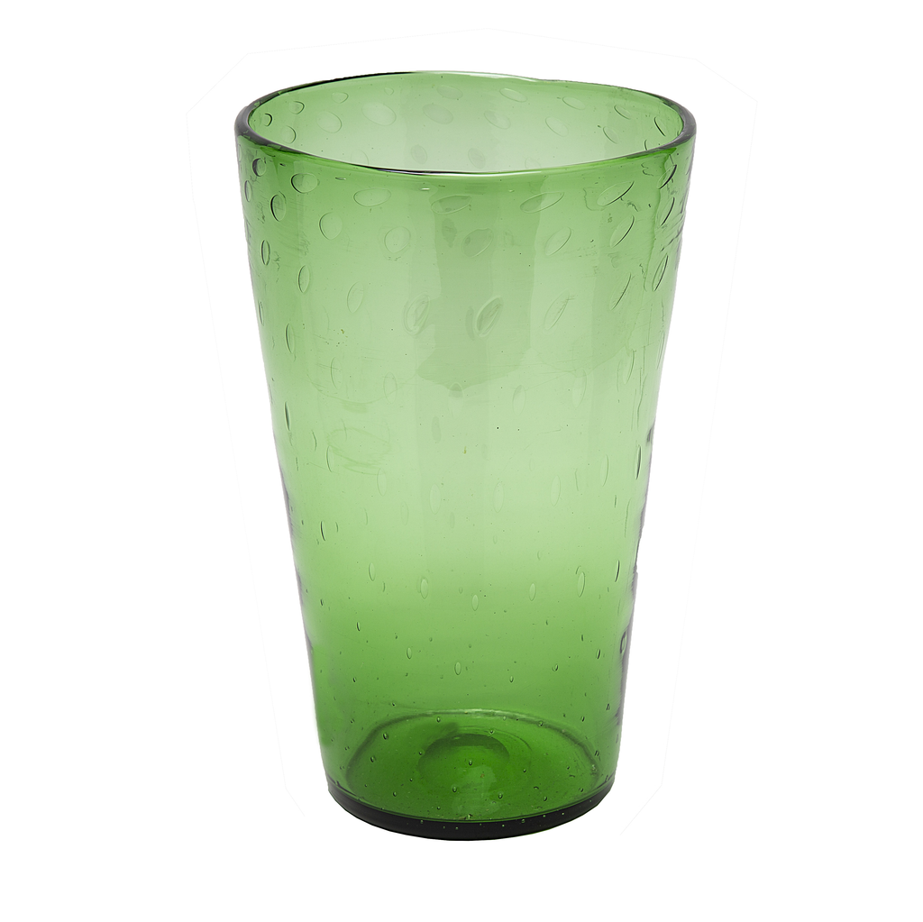 Verde Glass Vase from Empoli, Italy