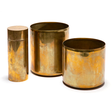 Very Special Vintage Brass Bar Set