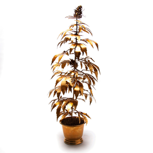 Handcrafted Gilded Plant