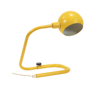 Vintage Yellow Eyeball Desk Lamp