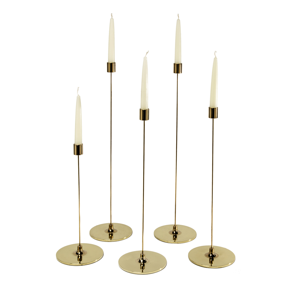 Pin Candletick in Brass, small