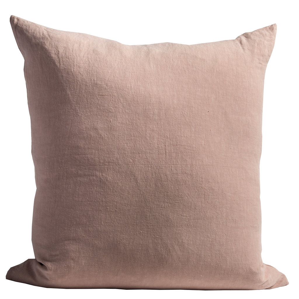 Stone Washed Belgian Linen Pillow