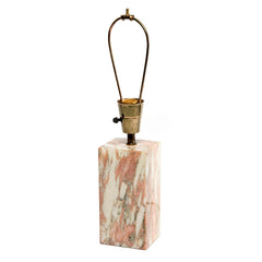 Petite Pink Marble Lamp