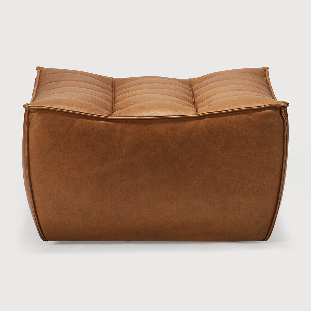 Ethnicraft N701 Foot Stool in Leather