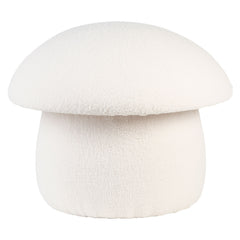 FOUND Collection Mushroom Stool in Poodle Cream