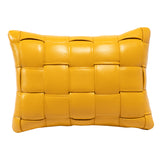 Mini Turmeric Leather Pillow