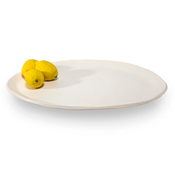 Oval Platter with Block Feet