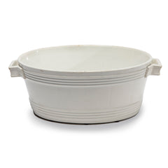 White Belgian Ironstone Cachepot