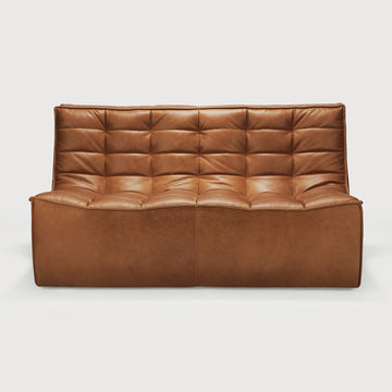 Ethnicraft N701 Two Seater in Leather