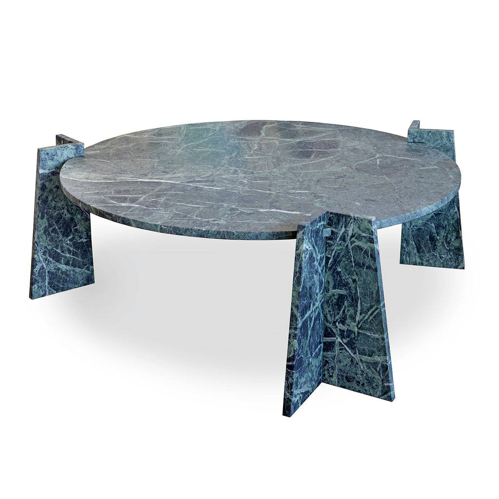 Verde Champagne Marble Coffee Table